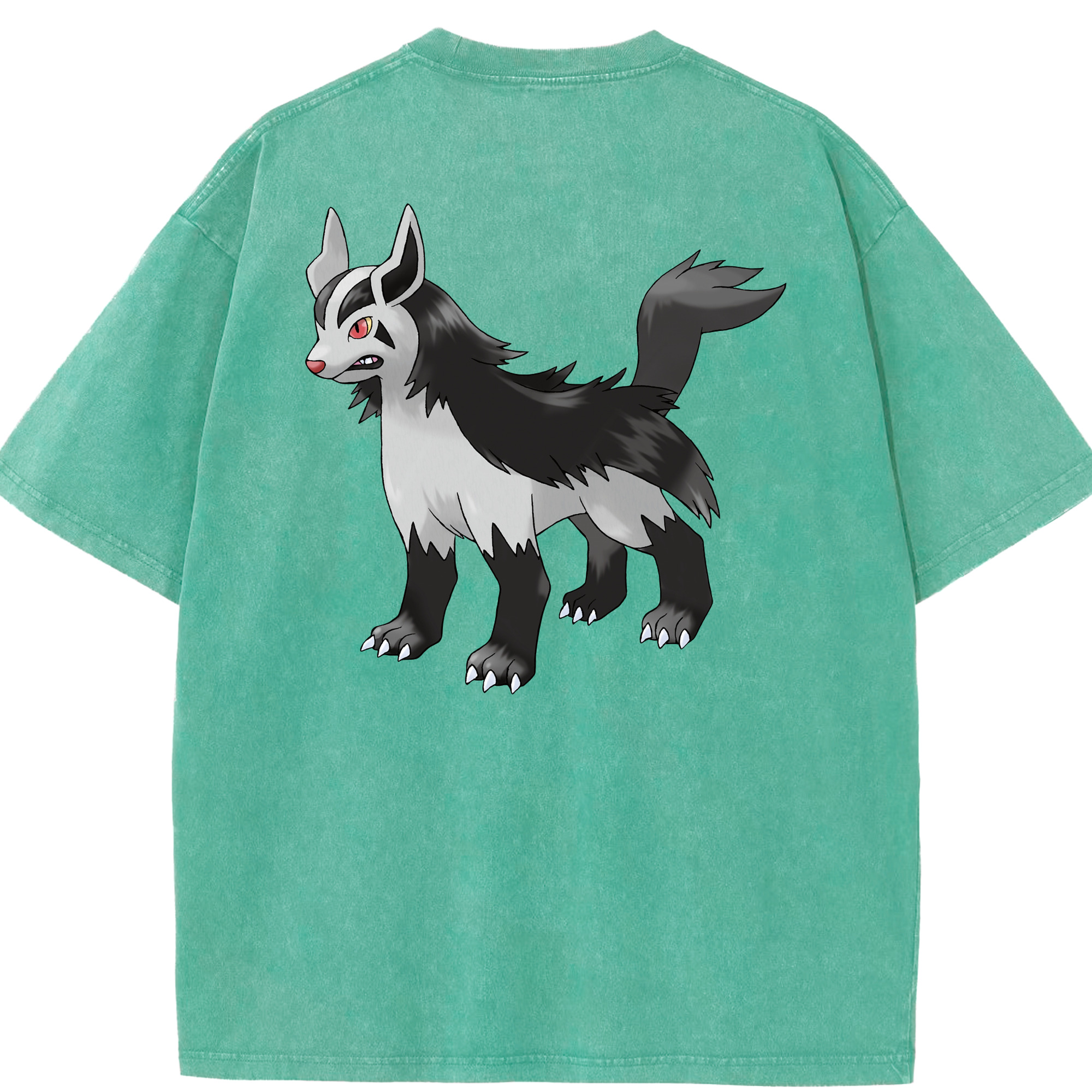 （画像用） ポケットモンスター Pokémon 綿100% ヴィンテージ風 半袖Tシャツ（背面プリント）